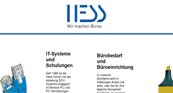 Desktop Screenshot of hess-gmbh.imosnet.de