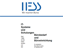 Tablet Screenshot of hess-gmbh.imosnet.de